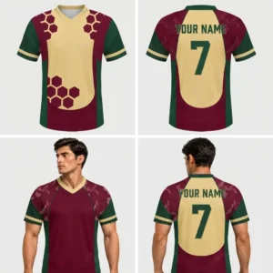 Custom Polygon Design Adult Youth Football Jersey-optimized