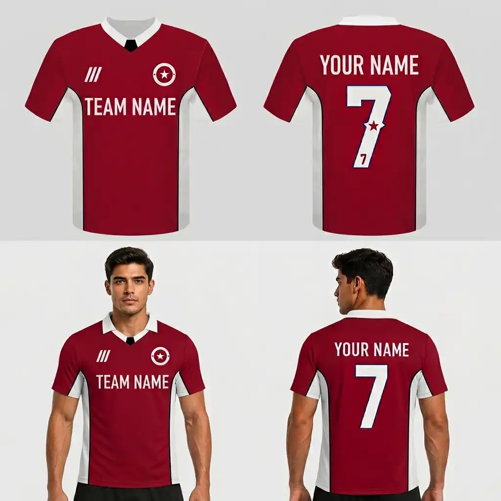 Custom Red Rover Unisex Football Jersey