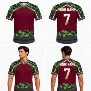 Custom Refined Camo Adult Youth Football Jersey-optimized