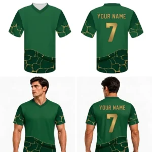 Custom Seawater Nature Adult Youth Football Jersey