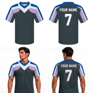 Custom Shoulder Layers Adult Youth Football Jersey-optimized