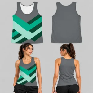 Custom V Shape Adult & Youth Unisex Track Sleeveless Shirt