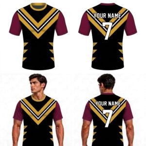 Custom V Style Adult Youth Compression Football Shirt