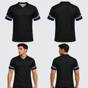 Obsidian Unisex Custom Football Jersey