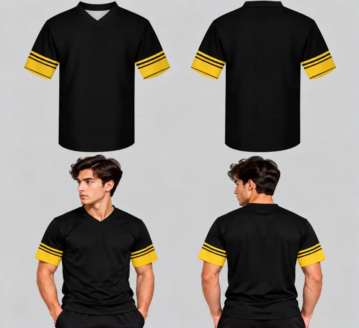 Pittsburgh Steelers Design Unisex Custom Football Jersey