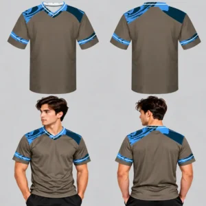 Semi Stripes Abstract Unisex Custom Football Jersey